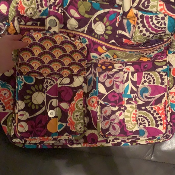 Large Vera Bradley Travel Tote - Picture 3 of 4